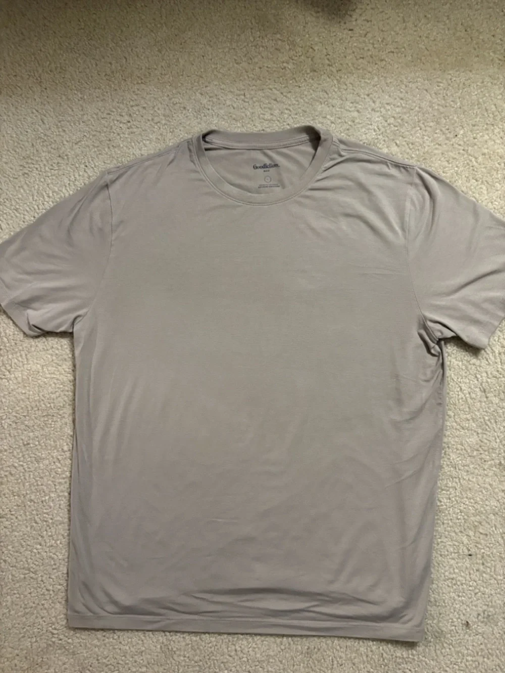 Goodfellow & Co Short-Sleeve Crew Tee in Light Taupe - Picture 3 of 6